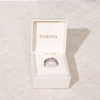 TORINA Crystal-Quartz IONIX Ring
